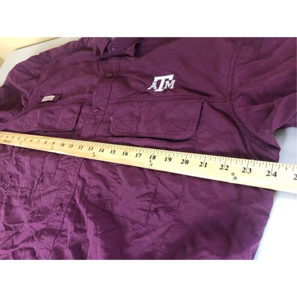 Chiliwear A&M University Button Down Fishing Shirt Size XL - Picture 6 of 11